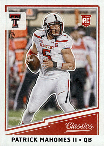 2017 Panini Classics Football Base 274 Patrick Mahomes RC