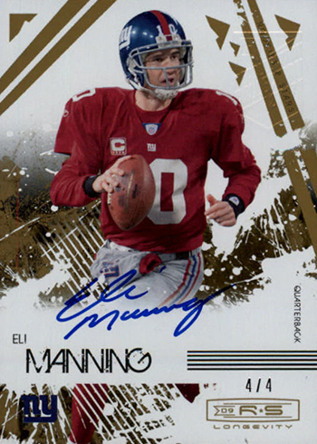 2017 Panini Classics Football Buyback Autograph Eli Manning