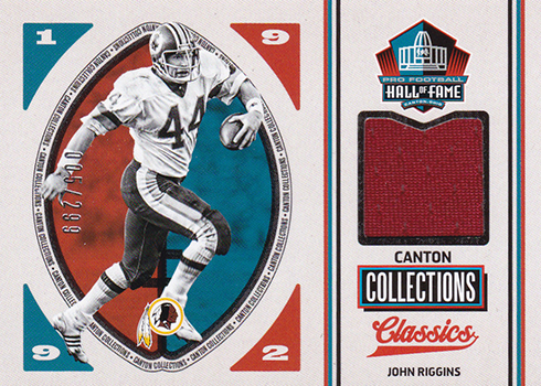 2017 Panini Classics Football Canton Collections John Riggins