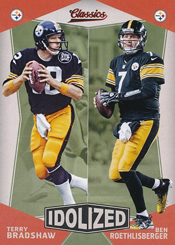 2017 Panini Classics Football Idolized Terry Bradshaw Ben Roethlisberger