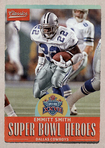 2017 Panini Classics Football Super Bowl Heroes Emmitt Smith