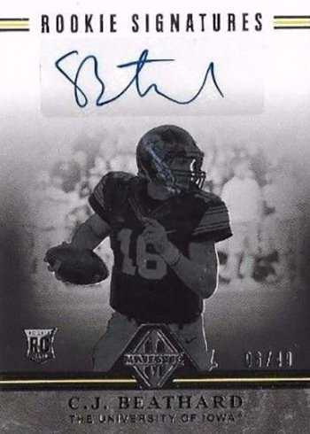 2017 Panini Majestic Football Rookie Signatures CJ Beathard