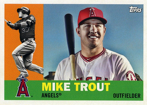 2017 Topps Archives Variations 1 Mike Trout