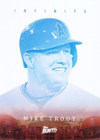 2017 Topps Bunt Baseball Infinite Mike Trout