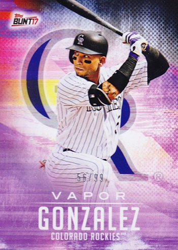 2017 Topps Bunt Baseball Vapor Nolan Arenado