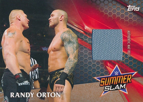 2017 Topps WWE Summer Slam Mat Relic Randy Orton
