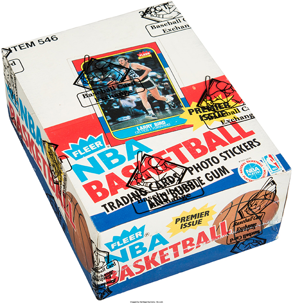 1986 FLEER BASKETBALL PACK/AMM HOT BOX n