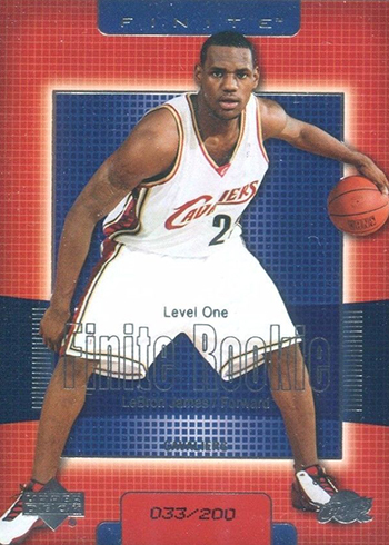 2003 Upper Deck LeBron James Rookie Card Uncut Sheet - Magazine