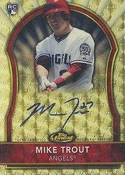 2011 Finest Mike Trout Superfractor Autograph 2011 Finest Mike Trout Superfractor Autograph