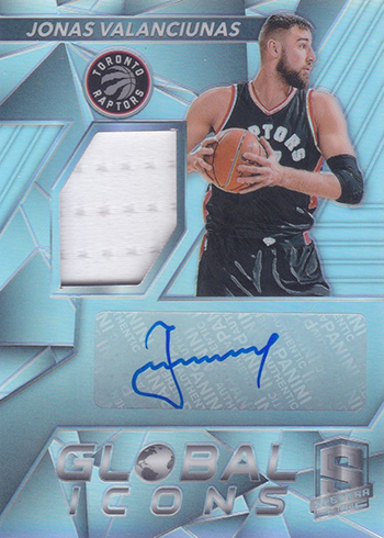2016-17 Panini Spectra Basketball Global Icons Jonas Valanciunas