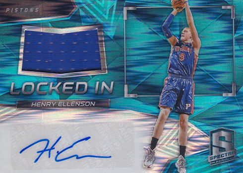 2016-17 Panini Spectra Basketball Locked In Neon Blue Henry Ellenson