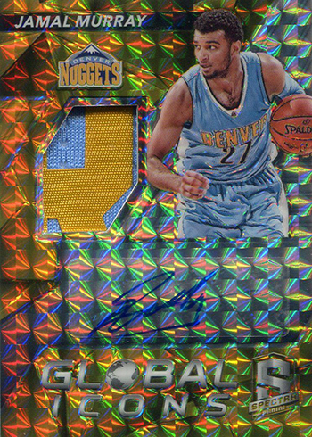 2016-17 Spectra Basketball Global Icons Gold Jamal Murray