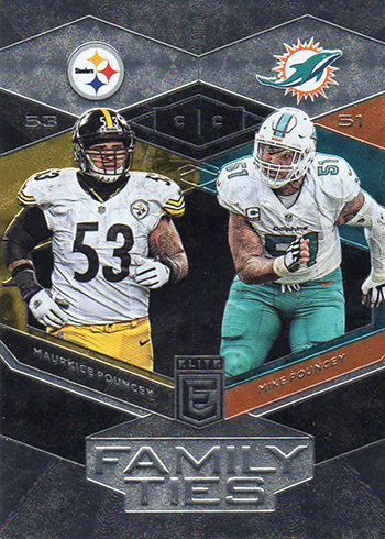 2017 Donruss Elite Football Family Ties
