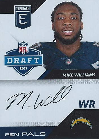 2017 Donruss Elite Football Pen Pals Mike Williams
