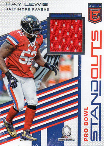 2017 Donruss Elite Football Pro Bowl Standouts Ray Lewis