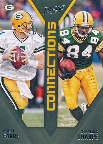 2017 Panini Prestige Football Connections Brett Favre Sterling Sharpe