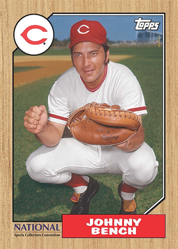 2017 Topps NSCC VIP Johnny Bench