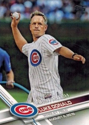 2017 Topps Series 2 First Pitch Luke Donald