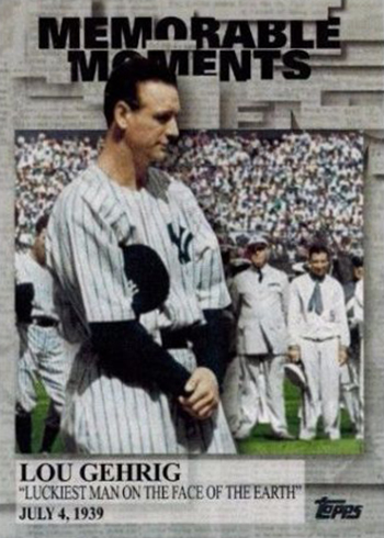 2017 Topps Series 2 Memorable Moments Lou Gehrig