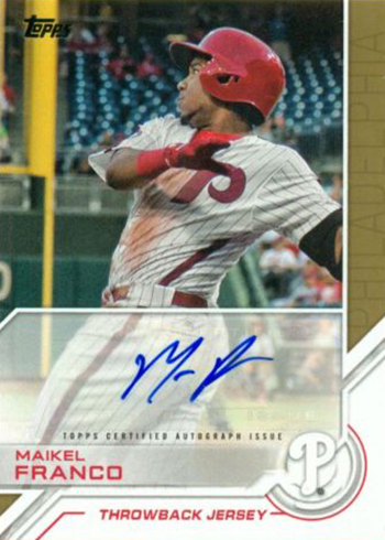 2017 Topps Series 2 Topps Salute Autographs Maikel Franco