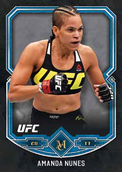 2017 Topps UFC Museum Collection Base Sapphire