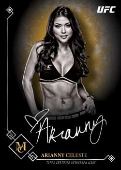 2017 Topps UFC Museum Collection Museum Collection Autograph Gold