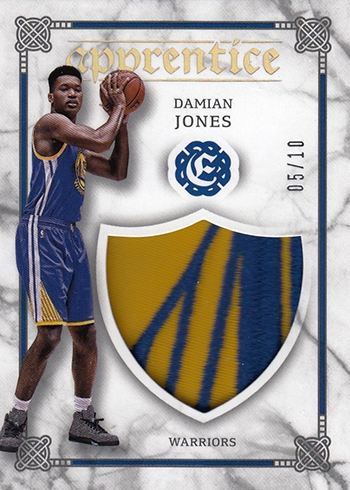 2016-17 Panini Excalibur Basketball Apprentice Shield Prime Damian Jones