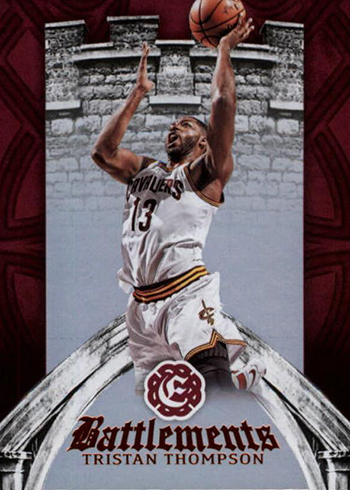 2016-17 Panini Excalibur Basketball Battlements Tristan Thompson