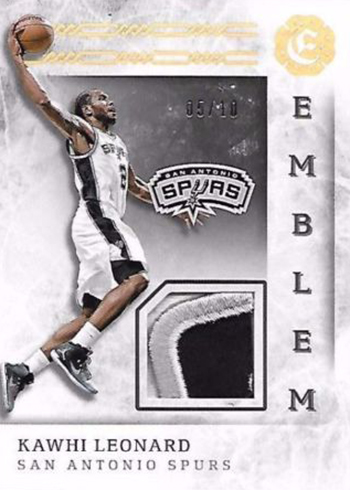 2016-17 Panini Excalibur Basketball Emblem Prime Kawhi Leonard