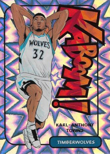 2016-17 Panini Excalibur Basketball Kaboom Karl-Anthony Towns