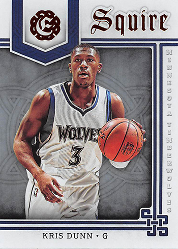 2016-17 Panini Excalibur Basketball Squire Kris Dunn