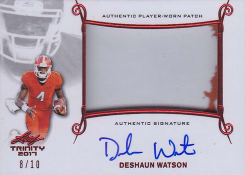 2017 Leaf Trinity Football DeShaun Watson 10