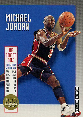 1992-93 SkyBox Olympic Team USA11 Michael Jordan - Beckett News