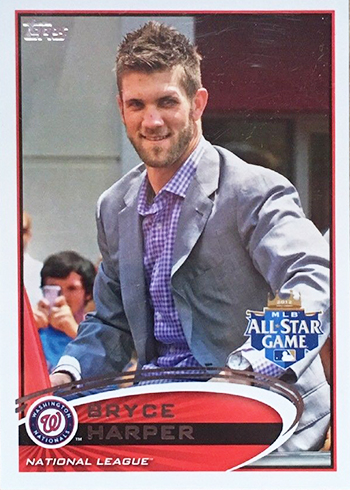 2012 Topps Update Bryce Harper Variation - Suit