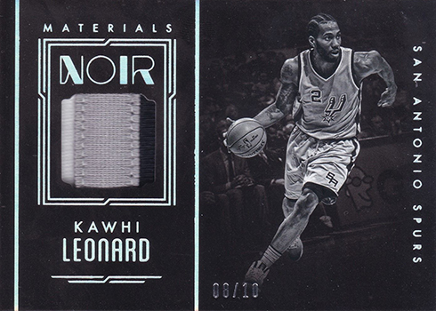 2016-17 Panini Noir Basketball Checklist, Team Sets, Release Date