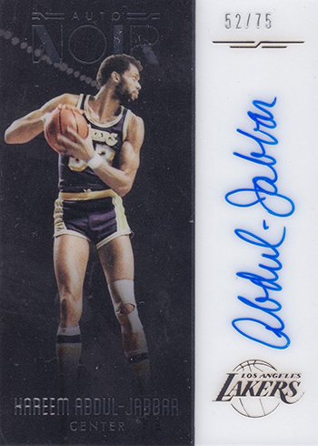 2016-17 Panini Noir Basketball Checklist, Team Sets, Release Date
