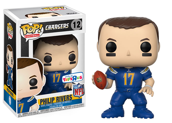 2017 Funko POP NFL Wave 4 12 Philip Rivers Color Rush Variant