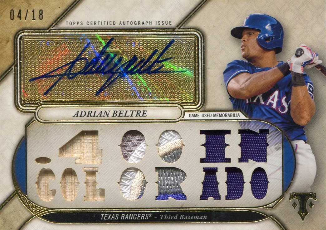 2017 Topps Triple Threads Baseball Checklist, Team Sets, Release Date
