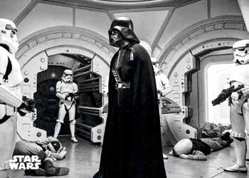 2018 Topps Star Wars Black and White Base Card