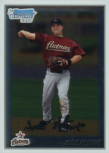 2010 Bowman Chrome Jose Altuve