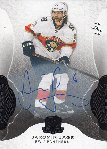2016-17 Upper Deck The Cup Hockey Black Foil Jaromir Jagr Autograph