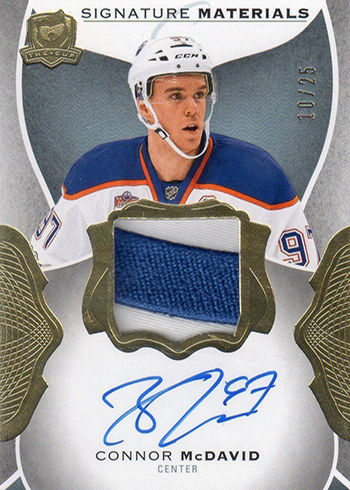 2016-17 Upper Deck The Cup Hockey Signature Materials Connor McDavid