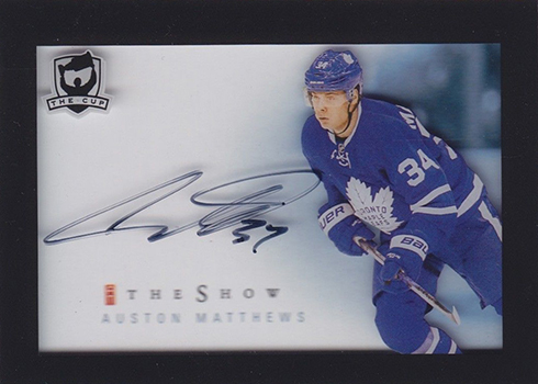 2016-17 Upper Deck The Cup Hockey The Show Auston Matthews