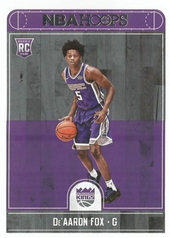 2017-18 NBA Hoops De'Aaron Fox RC
