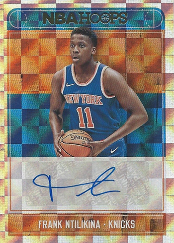 2017-18 NBA Hoops Basketball Rookie Autographs Frank Ntilikina