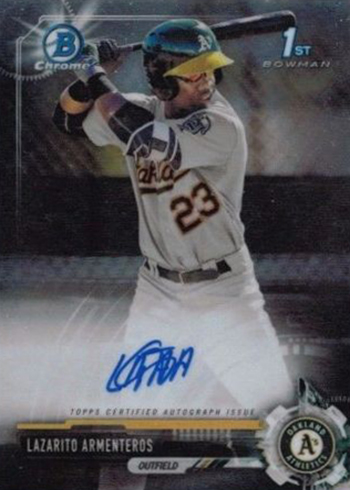 2017 Bowman Chrome Lazarito Armenteros Autograph