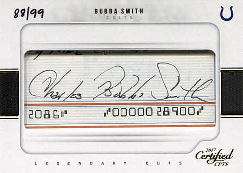 2017 Donrus Certified Cuts Legendary Cuts Bubba Smith