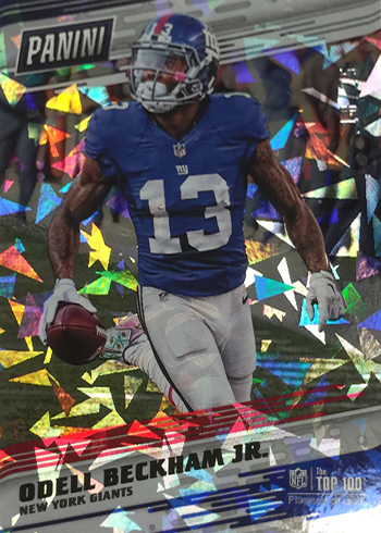 2017 Panini Kickoff Football Cracked Ice Odell Beckham Jr.