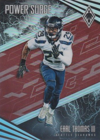 2017 Panini Phoenix Football Power Surge Red Earl Thomas