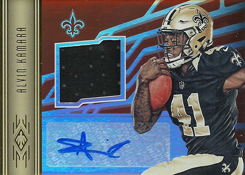 2017 Panini Phoenix Football RPS Auto Jersey Alvin Kamara